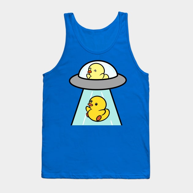 UFO - Duckie and Duck Tank Top by Duckie and Duck